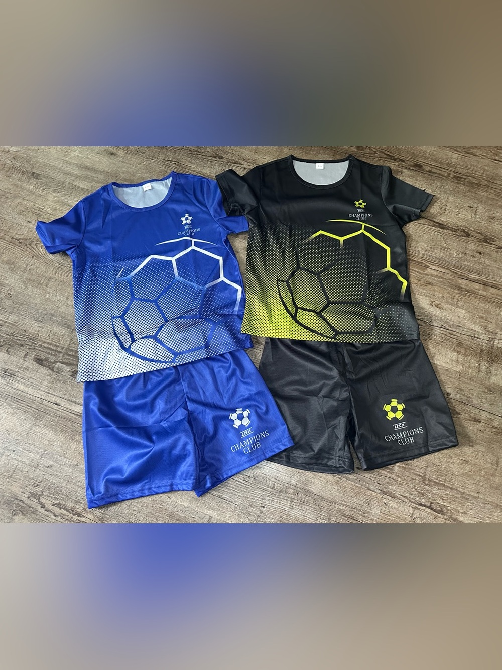 NEW Set of 2 Kids Youth Soccer Uniforms (Jersey & Shorts)